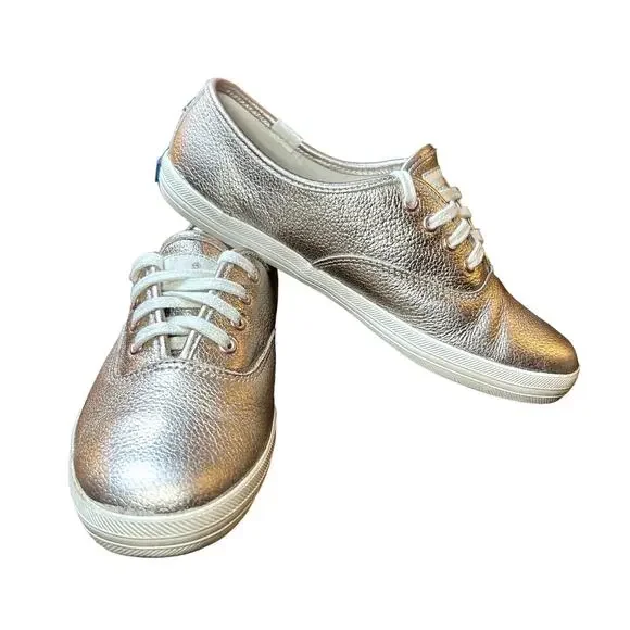 Keds Shoes Kate Spasde Keds Metallic Rose Gold Sneakers Size